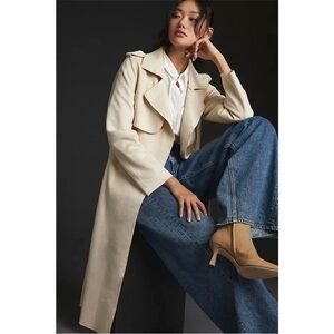 Sage The Label Cream Trench Coat